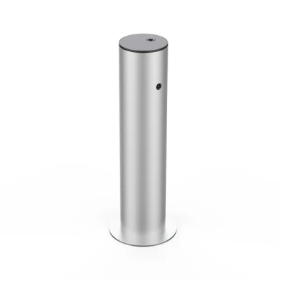 Diffuseur d'huile d'arôme WiFi Bluetooth commercial en aluminium silencieux électrique argenté de grande surface debout au sol, machine de diffuseur de parfum de parfum