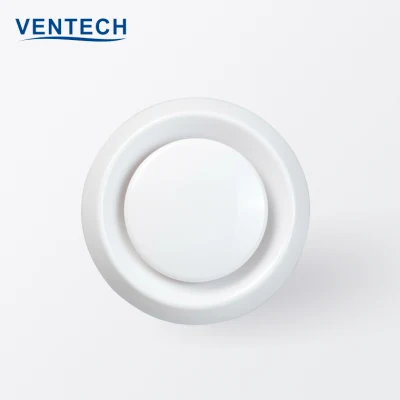 Diffuseur d'air de ventilation Soupape à disque d'échappement en plastique ronde